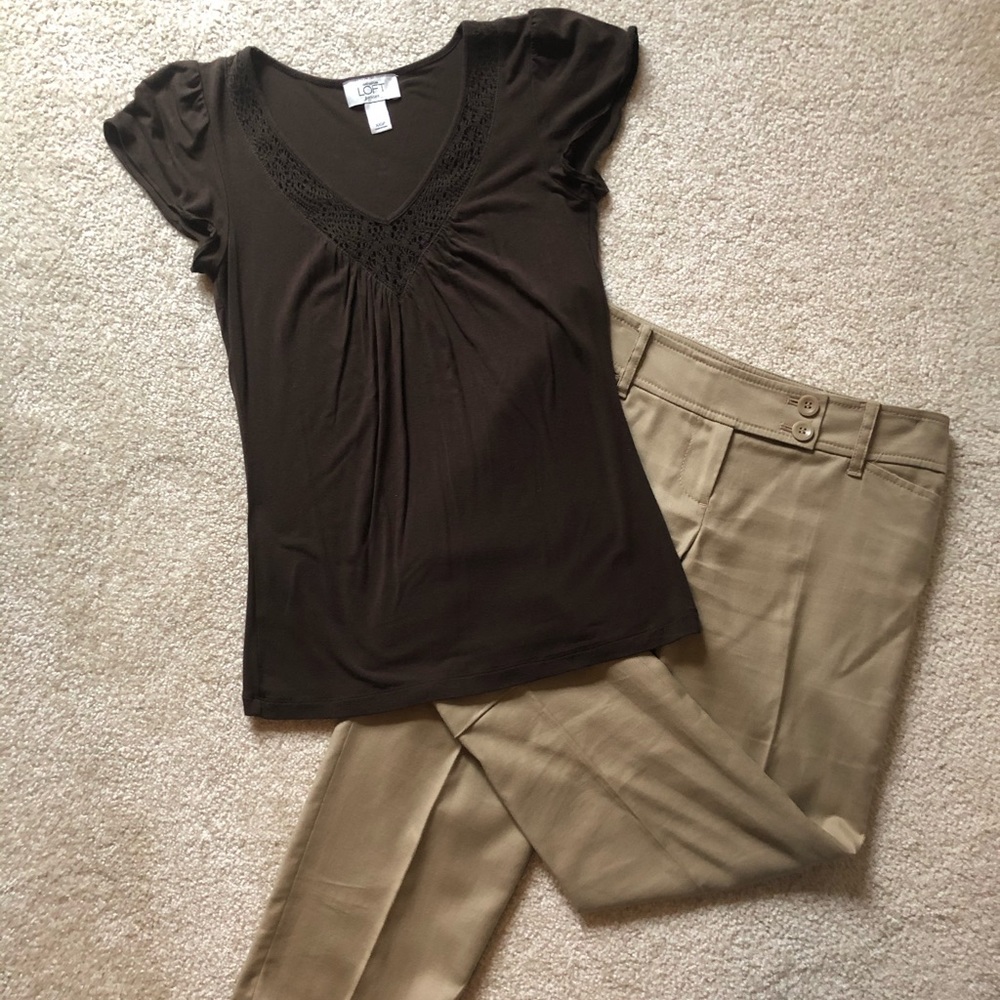 Loft 00P capris/ XXSP top